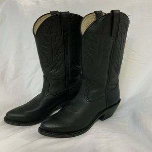 Durango 11" Black Leather RD4100 Western Boots 7.5